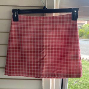 UO Gretchen Checkered Mini Skirt